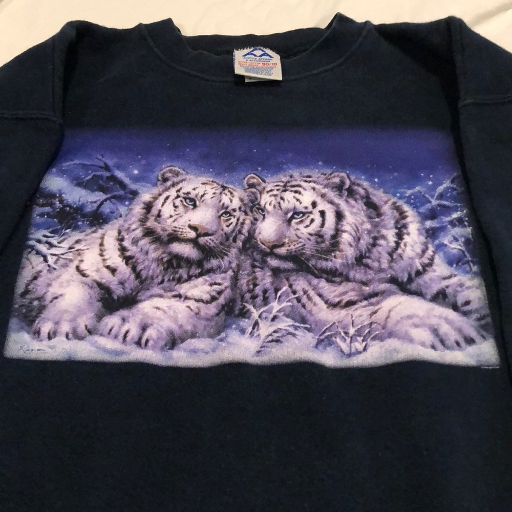 Loving Siberian Tigers on a Alstyle Sweatshirt